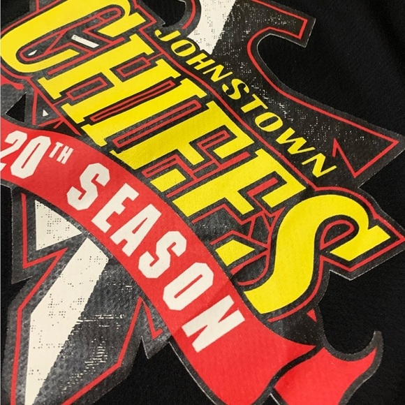 Vintage 90s Johnstown Chiefs ECHL Minor League Hockey Jersey Men’s Sz L SLAPSHOT - Picture 5 of 14